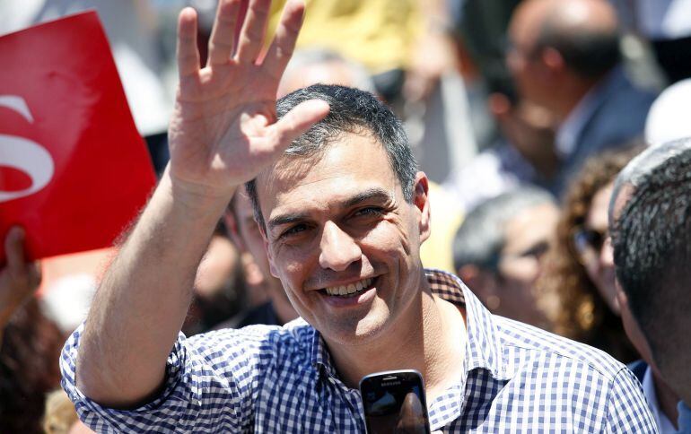 El secretario general y candidato a la presidencia del Gobierno, Pedro Sánchez en una imagen de archivo