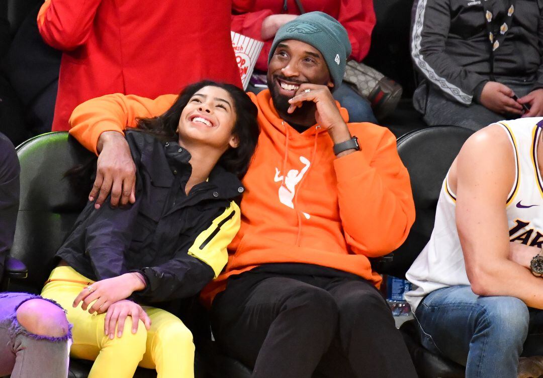 Kobe Bryant, junto a su hija Gigi.