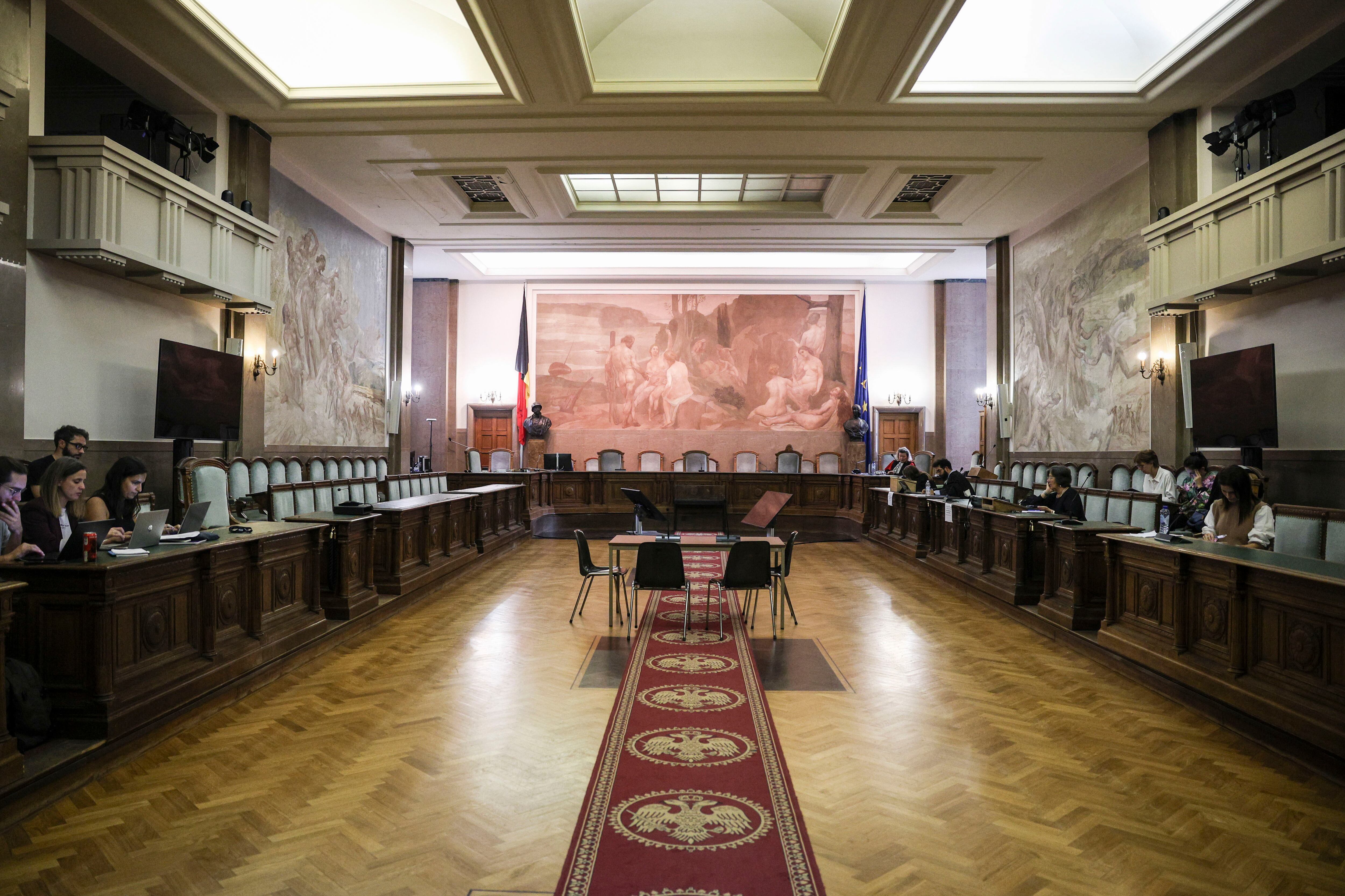 Sala de vistas donde se juzga a Cesar Arribas por el asesinato de la enfermera vallisoletana Teresa Rodríguez.