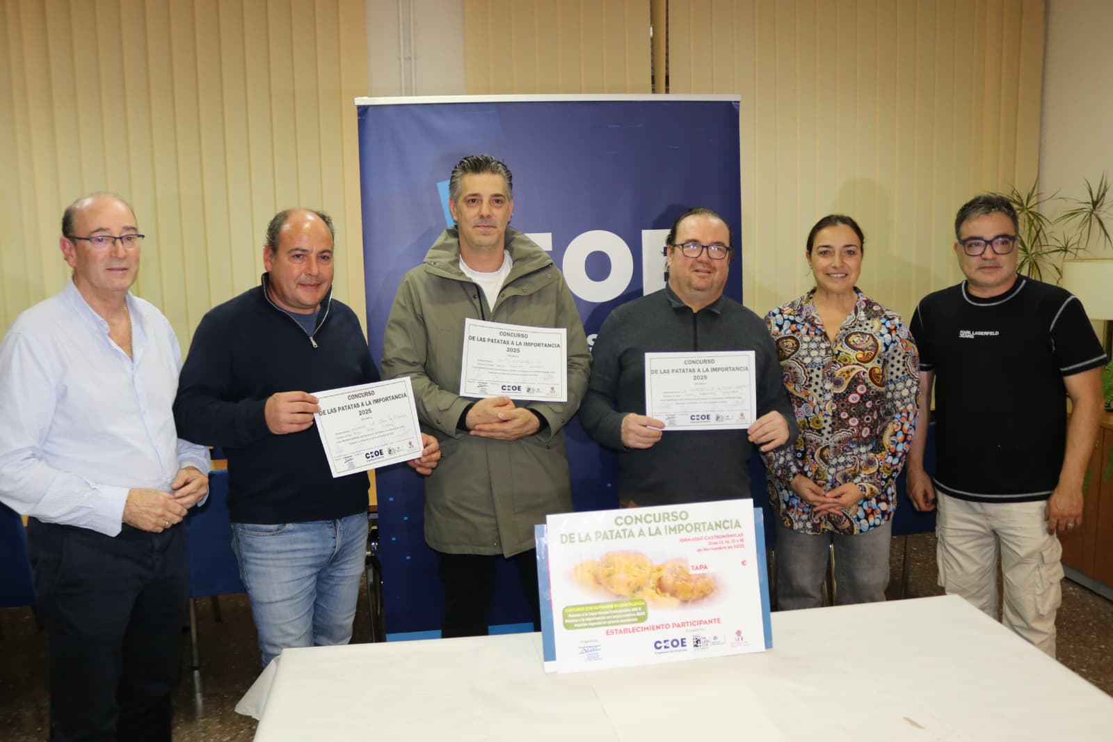 Ganadores del concurso de Patatas a la Importancia