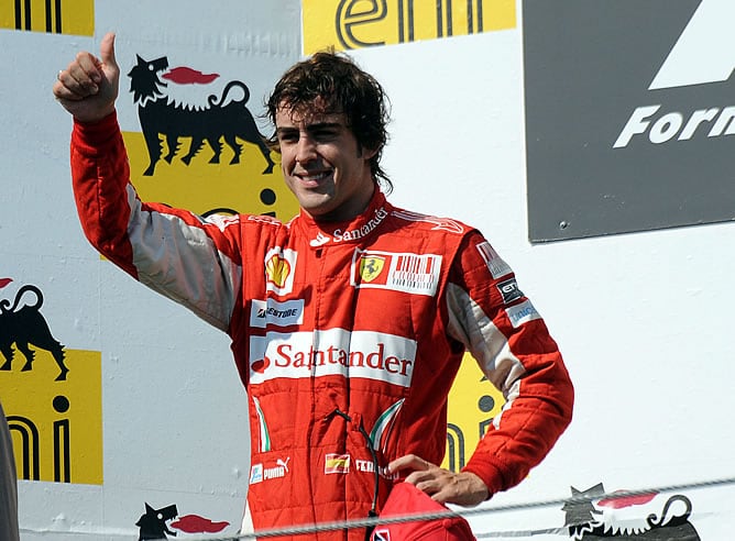 Fernando Alonso, satisfecho con su segunda posición