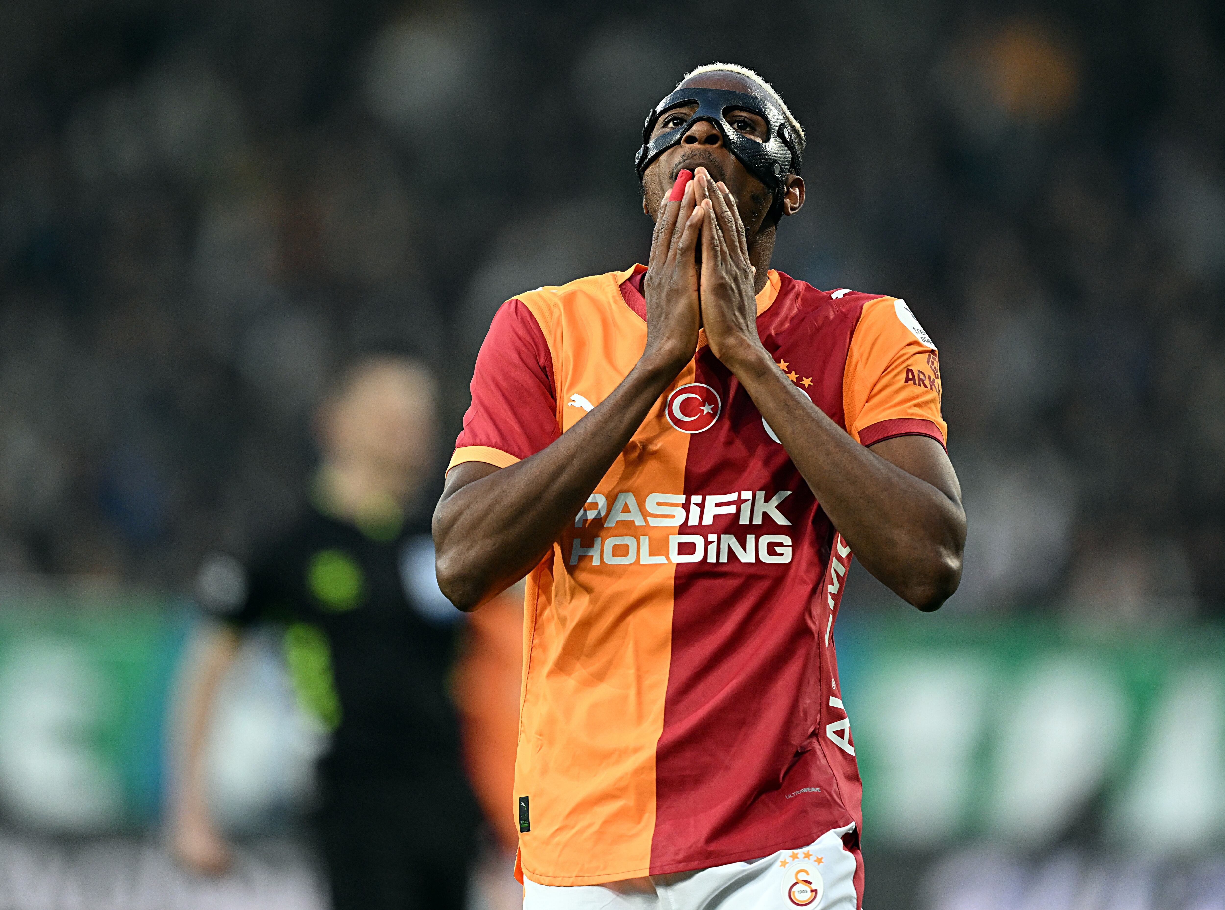 Victor Osimhen, en un partido con el Galatasaray