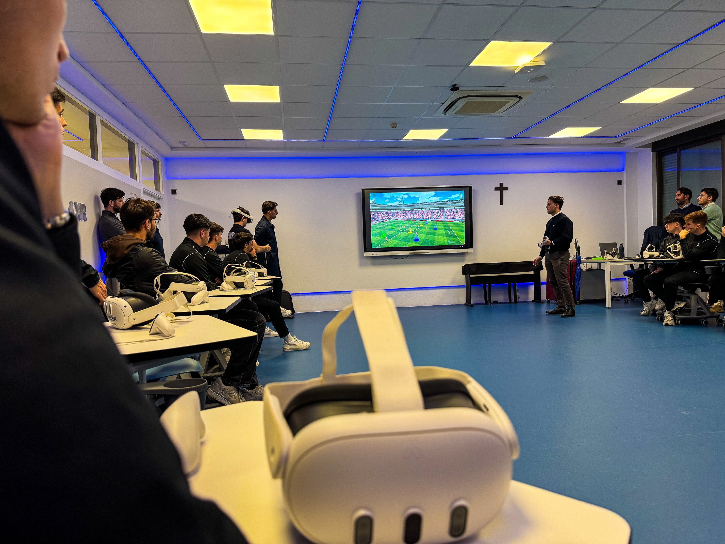 El UCAM Murcia CF trabaja con realidad virtual.