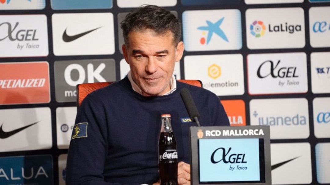 Luis García Plaza, entrenador del Real Mallorca.