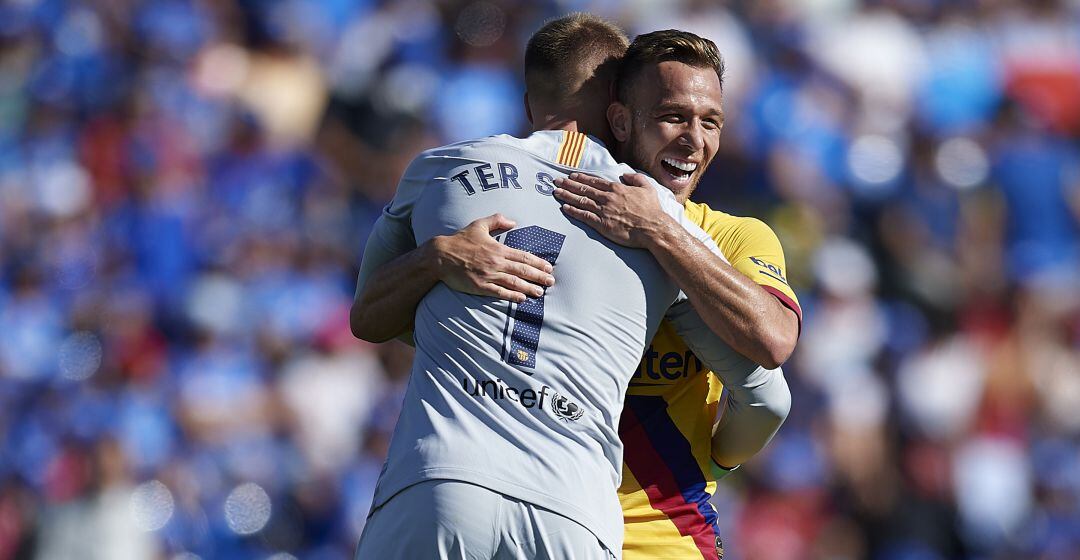 Marc André Ter Stegen, con el Barcelona