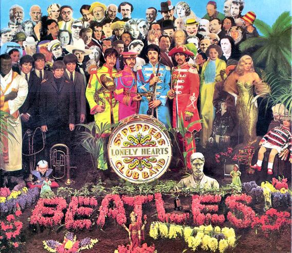 Portada original del álbum &#039;Sgt.Peppers Lonely Hearts Club Band&#039; de The Beatles