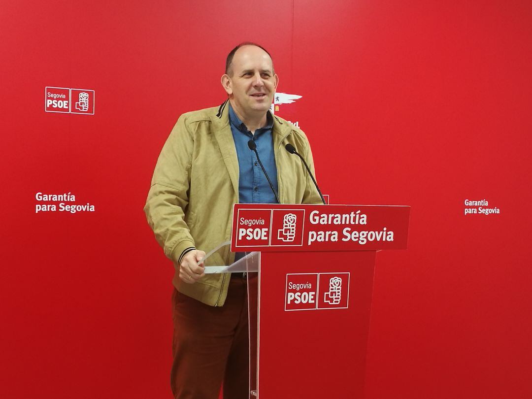 El Secretario General del PSOE de Segovia y Diputado, José Luis Aceves.