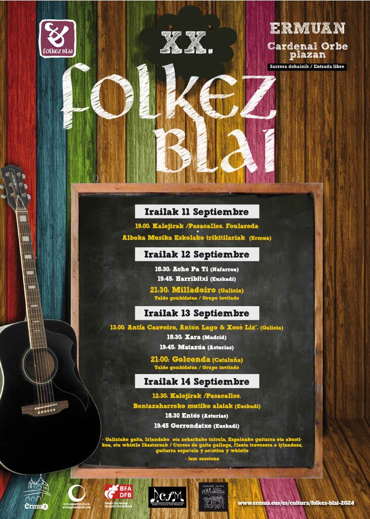 Cartel de la edición de este año de 'Folkezblai'