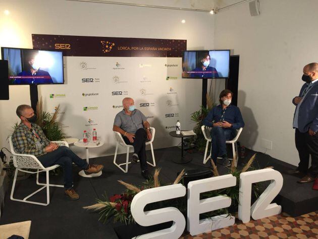 Andrés García Lara, Domingo Jiménez Beltrán y José Martínez