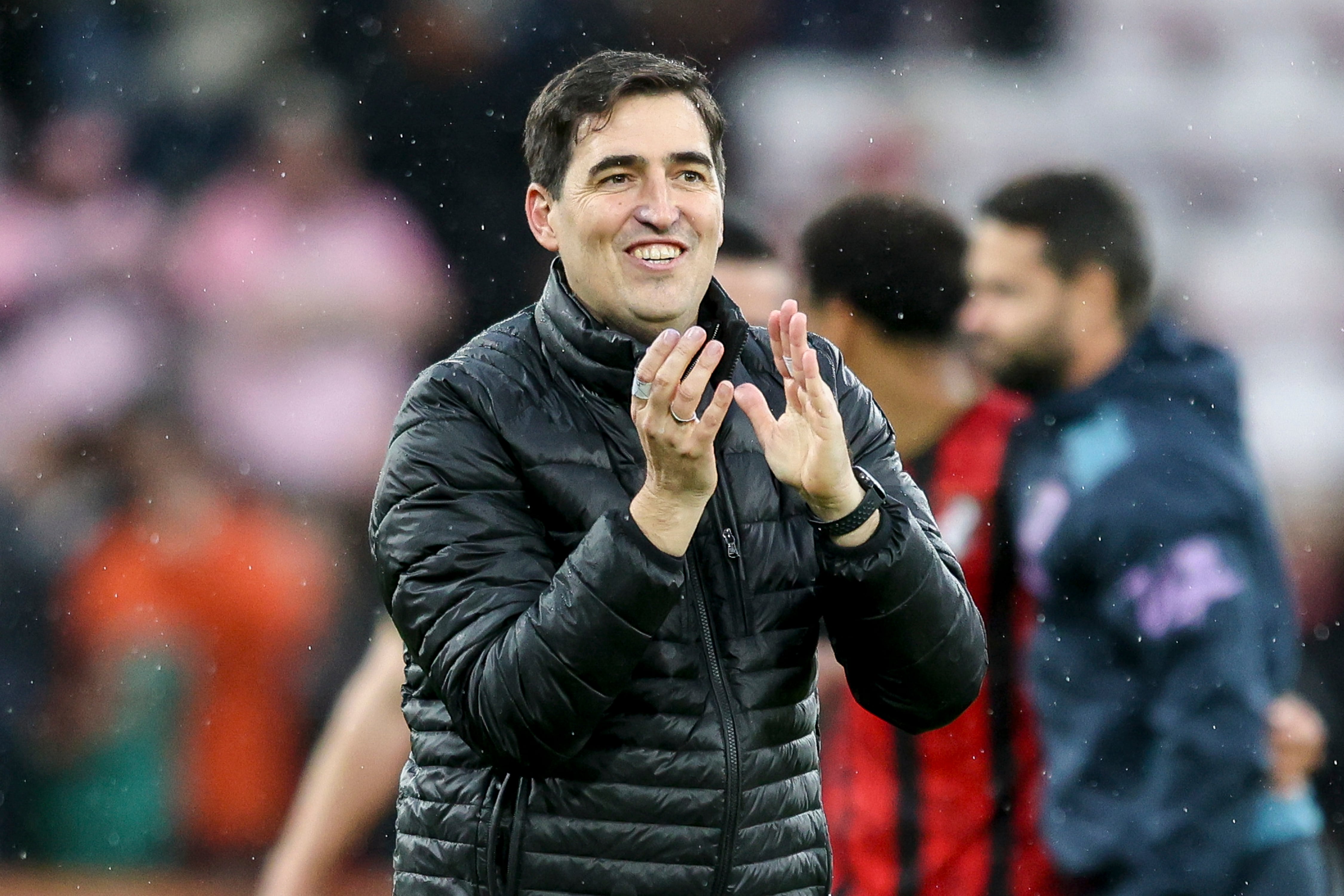 Andoni Iraola durante el partido frente al Nottingham Forest en Premier League