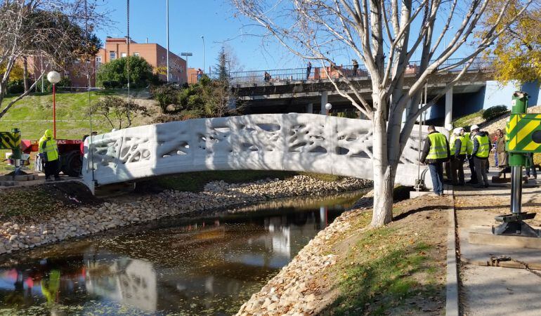 El primer puente en 3D del mundo está en Alcobendas