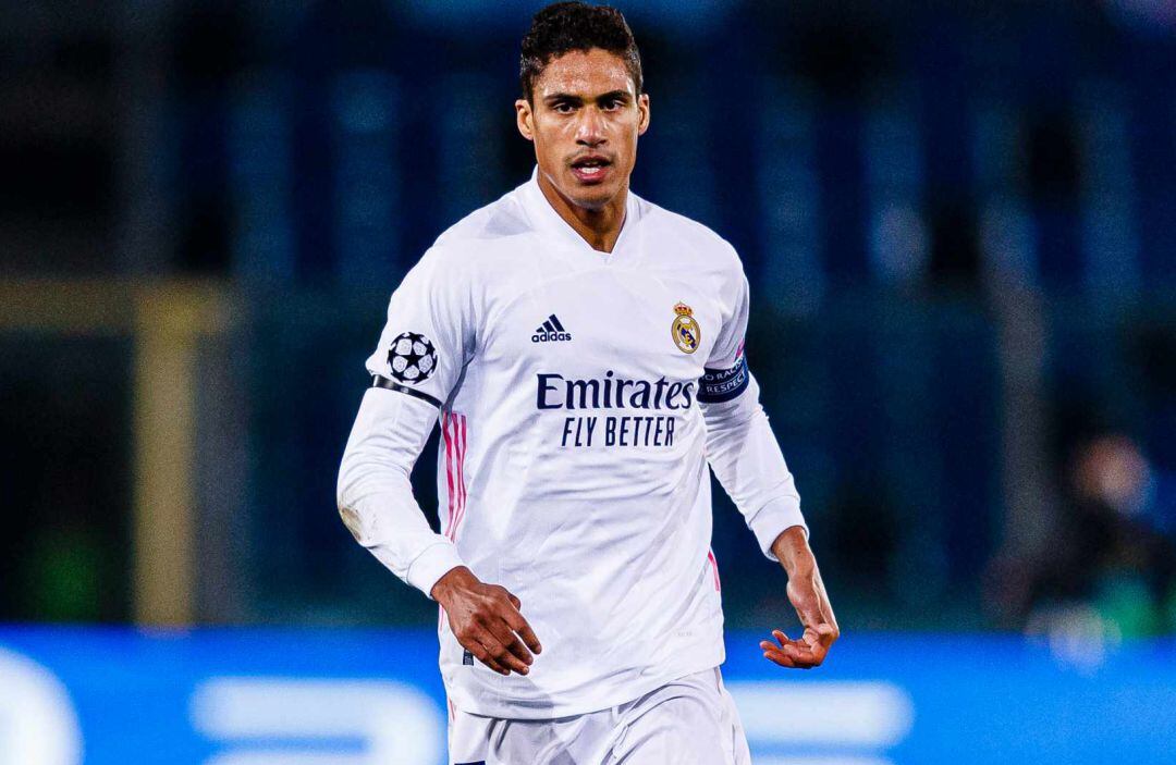 Raphael Varane, central del Real Madrid, durante un partido de la Champions League.