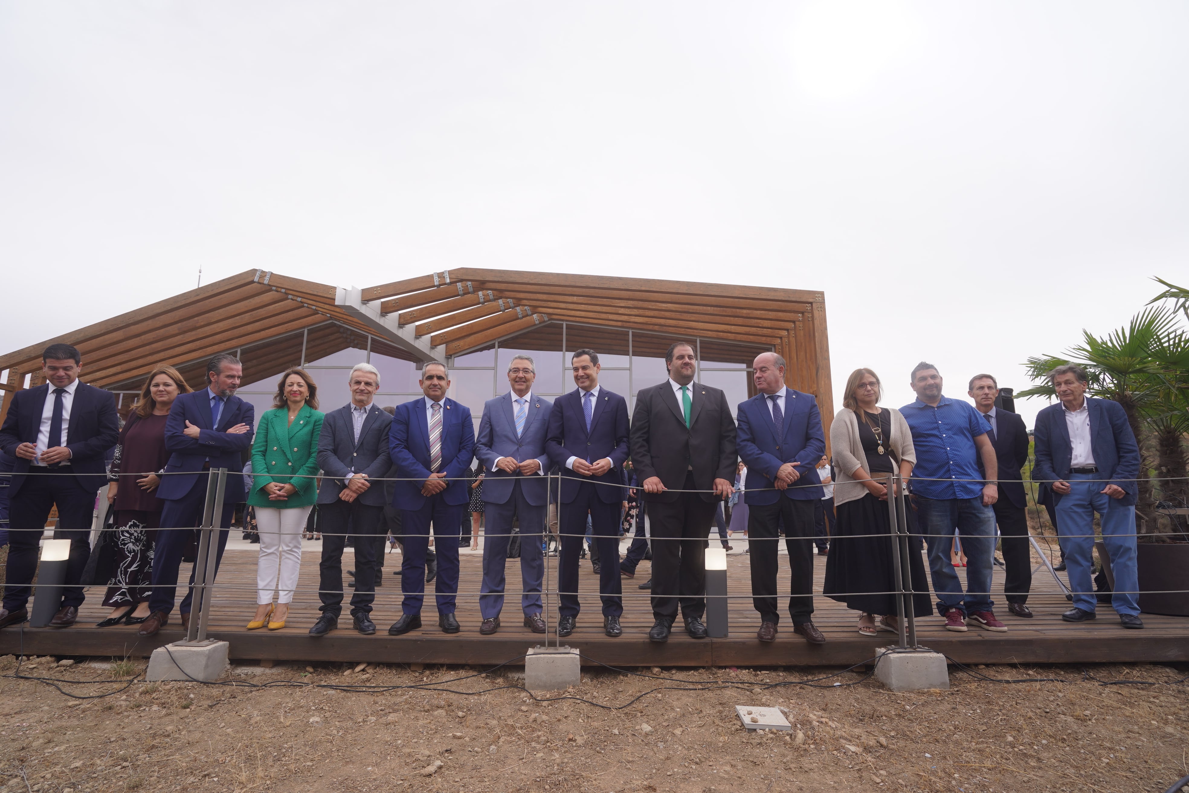 Un momento de la inauguración del Centro de Interpretación