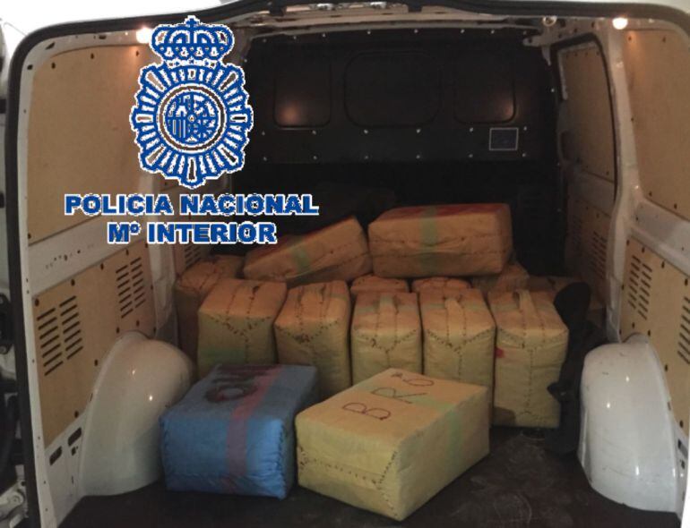 Cae una red que introducía por Málaga hachís procedente de Marruecos