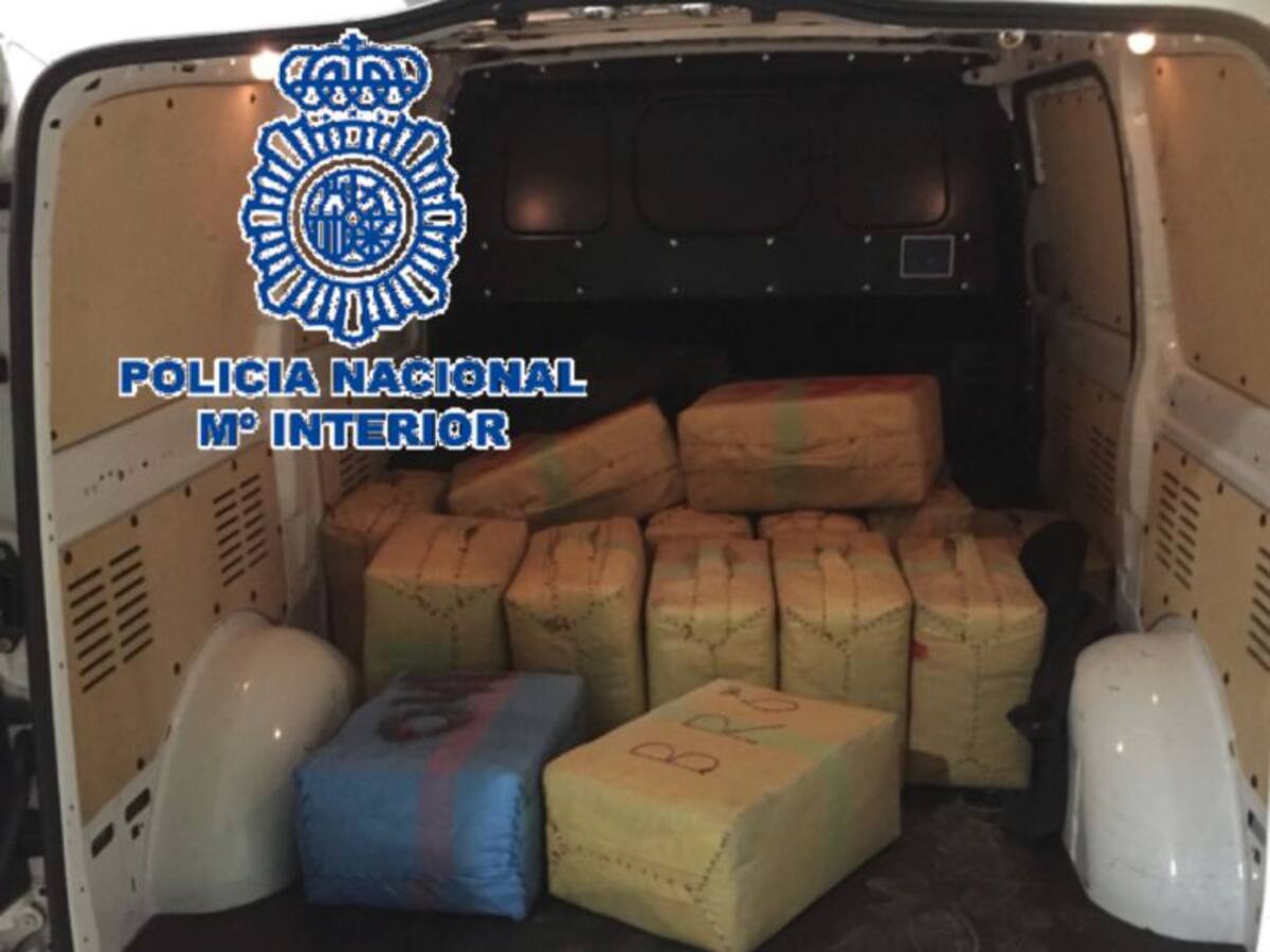 Cae una red que introducía por Málaga hachís procedente de Marruecos