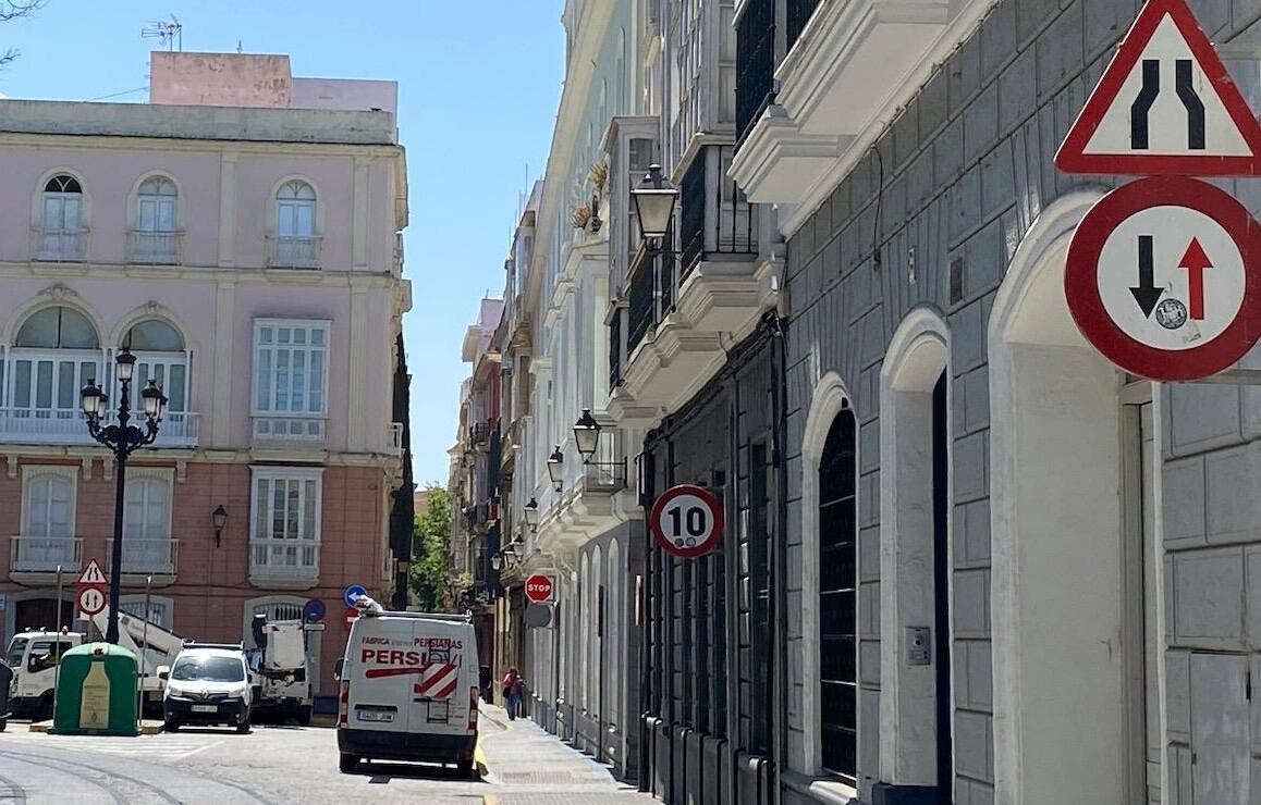 Señalética en Cádiz. Alameda.