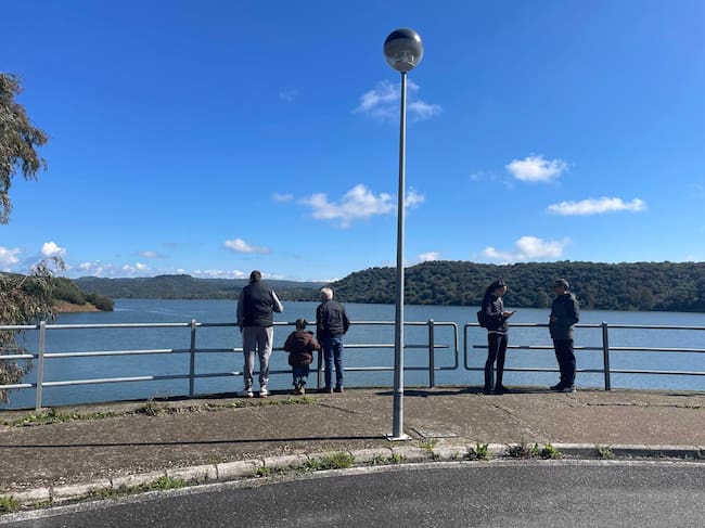 Las visitas al embalse de San Rafael de Navallana han crecido exponencialmente durante la última semana