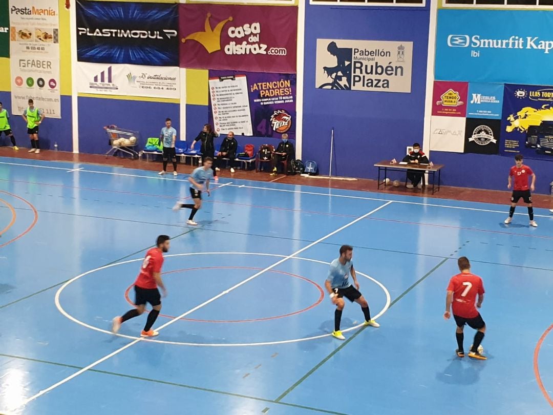 Nueva Elda y Tot Cable Futsal Ibi disputaron un partido muy igualado
