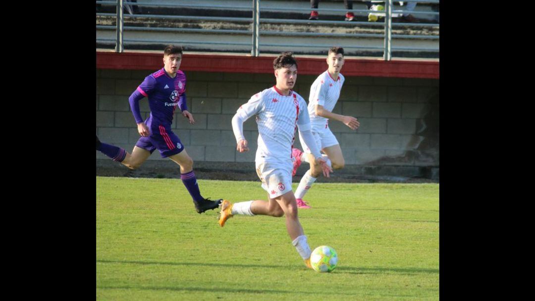 David López en un partido de la Cultural 