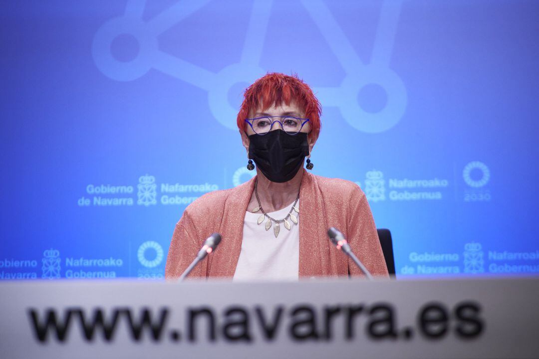 La consejera de Salud, Santos Indurain