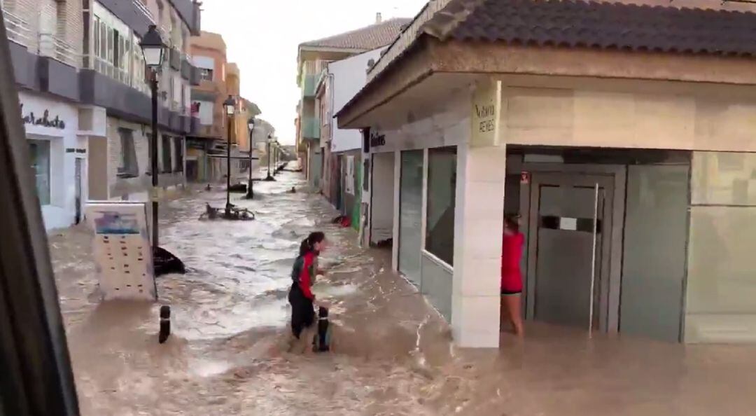 Imagen de Los Alcázares por la gota fría