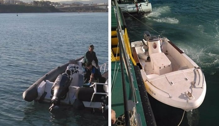 Embarcaciones involucradas en el accidente