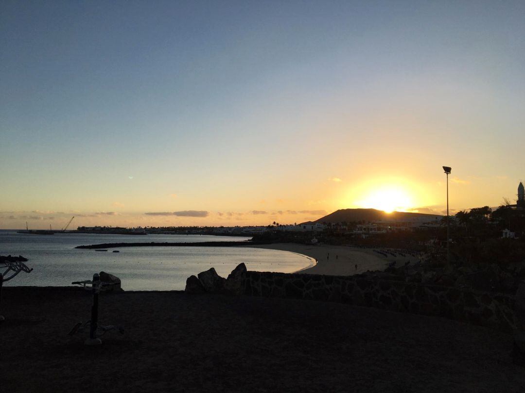 Playa Dorada, en Playa Blanca (Yaiza).