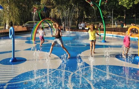 Parque de agua similar al que se quiere instalar en La Llama.