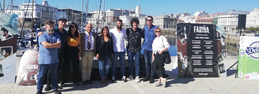 Presentación de la obra de teatro Fariña en a Coruña