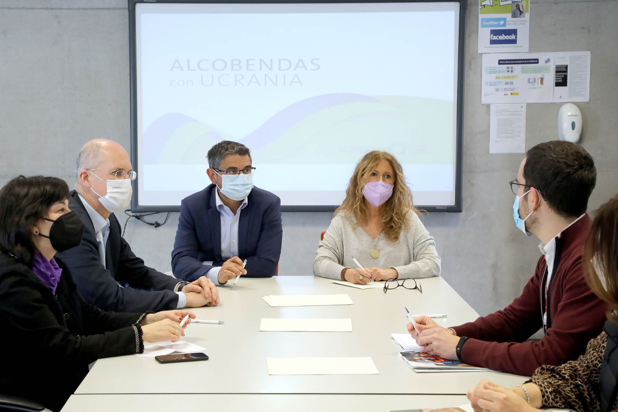 Comité de Emergencia de Alcobendas para coordinar la ayuda a las víctimas de la invasión en Ucrania