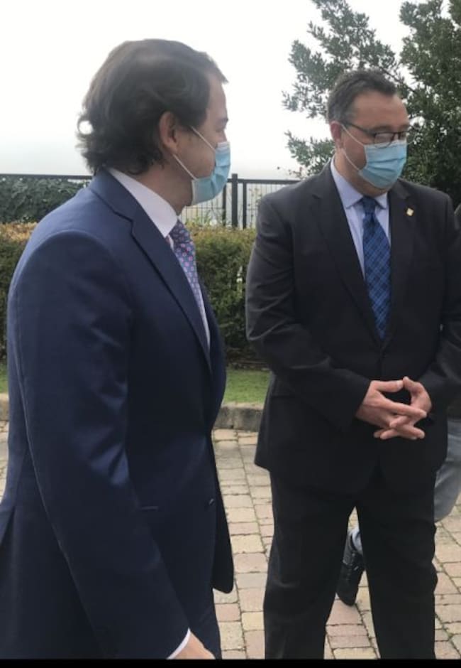 Presidente de la Junta y alcalde de Villafranca