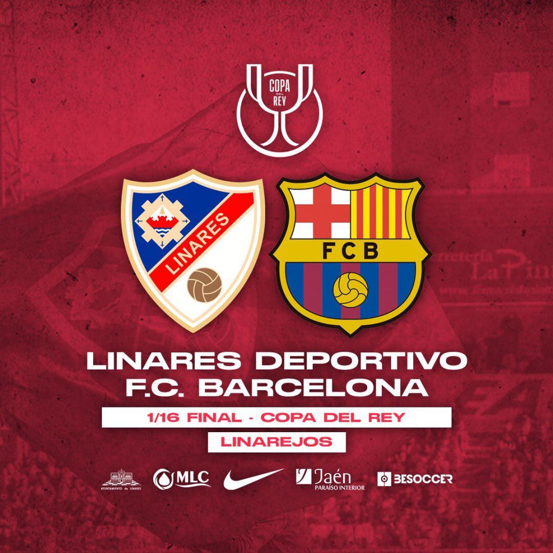 Linares-Barcelona, duelo de dieciseisavos de final de Copa del Rey.