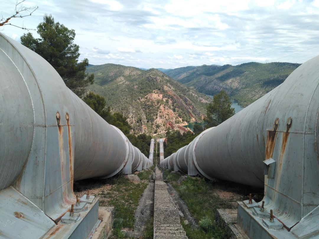 Tuberías de bombeo del Trasvase Tajo-Segura