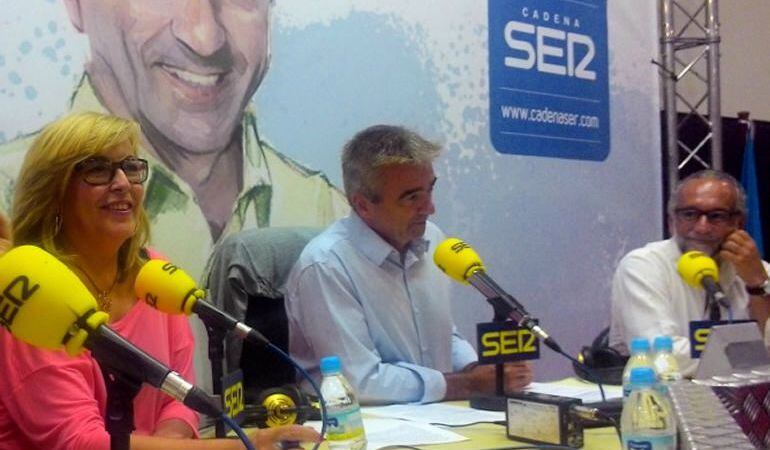 Concha Caballero, junto a Carles Francino y José María O&#039;kean en un programa especial de la SER