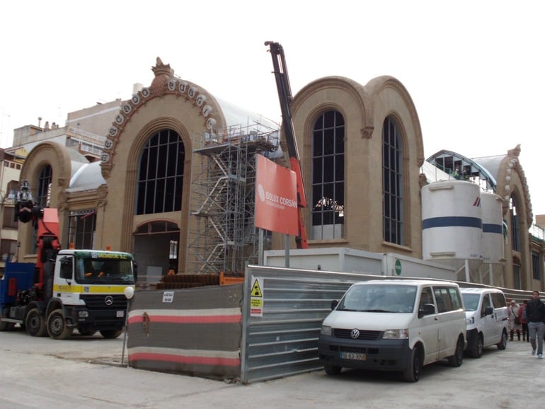 Mercat Central de Tarragona aquest hivern.