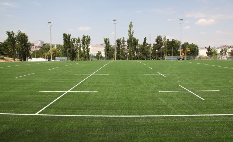 Campo de Rugby en proceso de remodelación