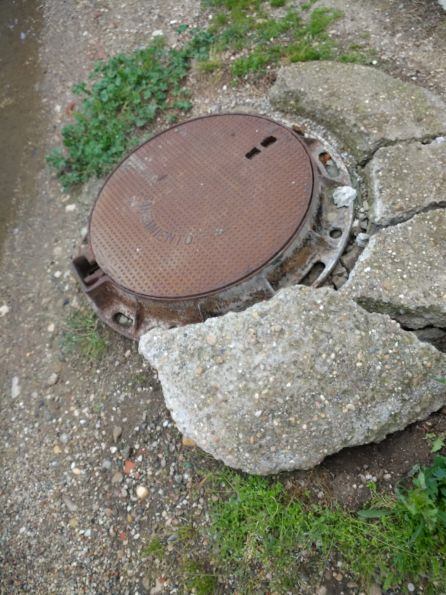 Otra evidencia del deterioro del paseo de las Once Paradas