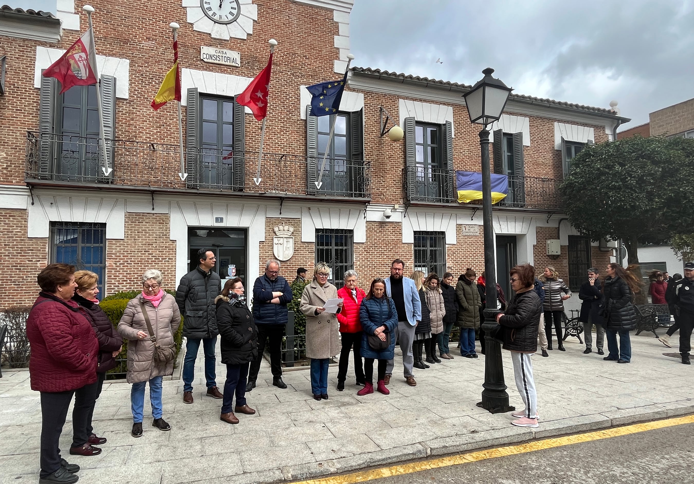 Concentración en Paracuellos de Jarama con motivo del Día Internacional de la Mujer