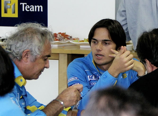 Briatore, junto a Nelsinho