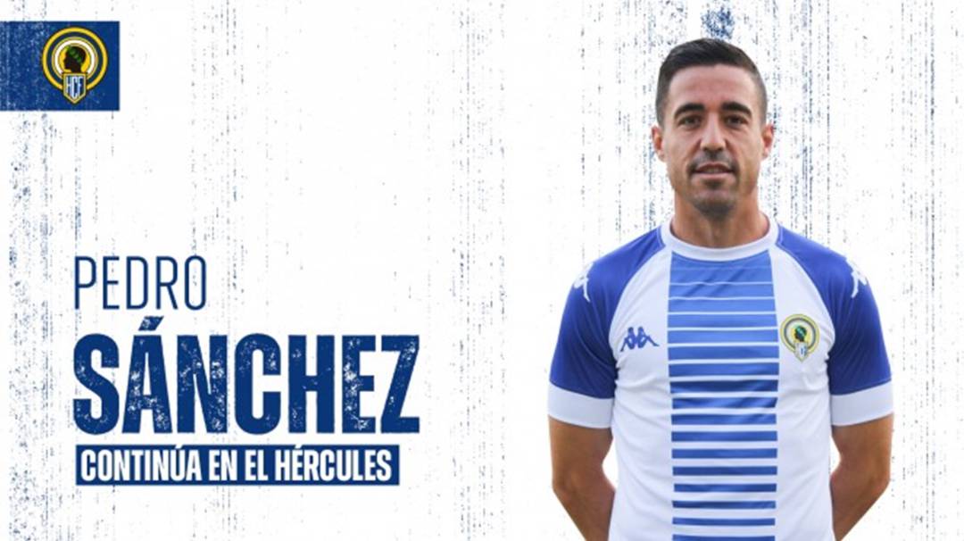 Pedro Antonio Sánchez renueva con el Hércules CF. Firma por una temporada con opción a una más