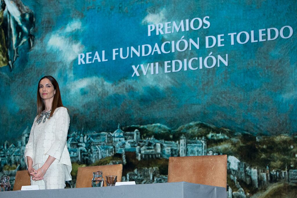 Eugenia Silva durante la entrega de premios de la &#039;Real Fundacion de Toledo&#039;