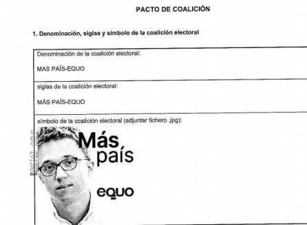 Logo de la coalición de Más País-Equo.