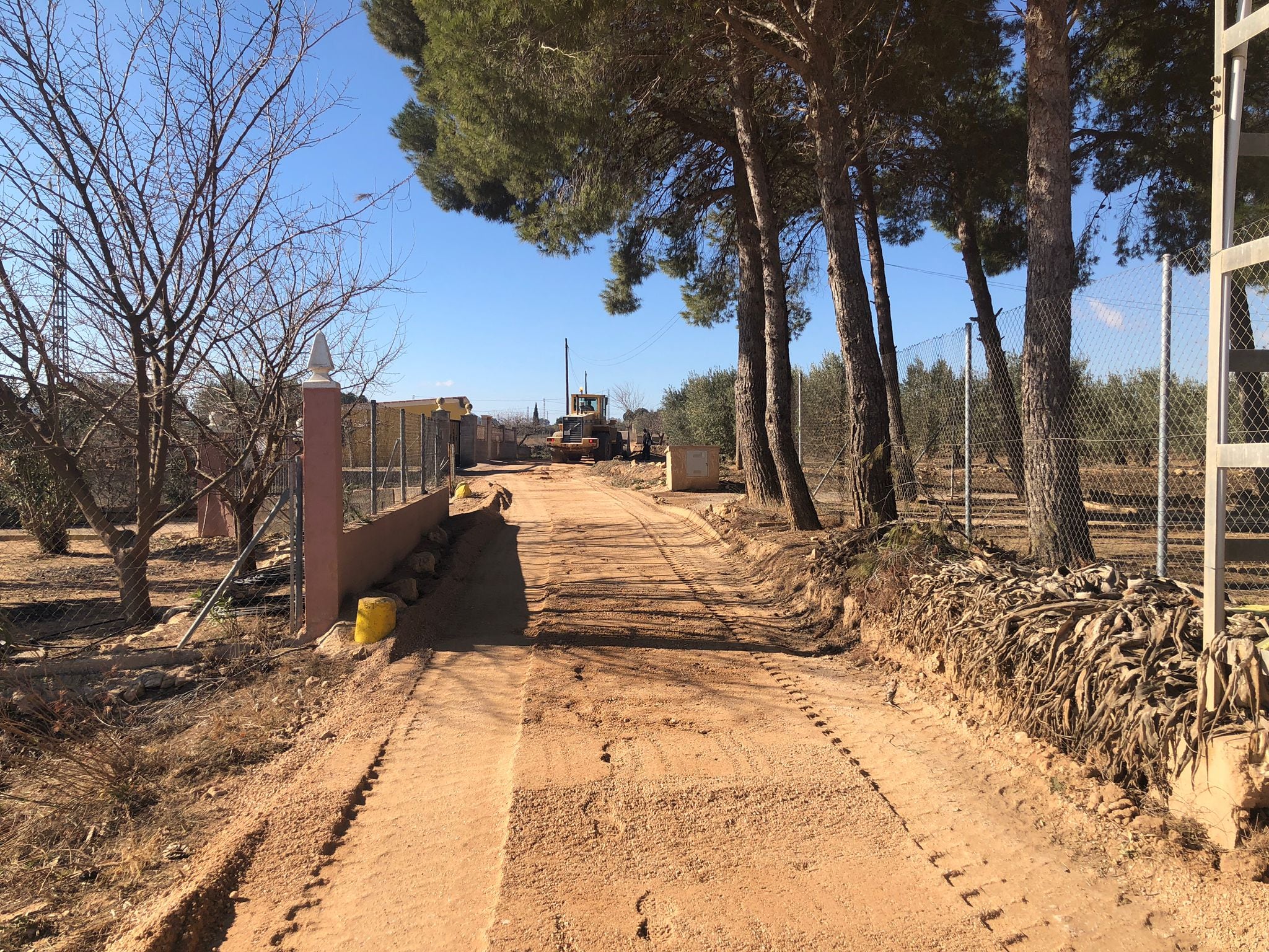 Camino reparado en Caudete