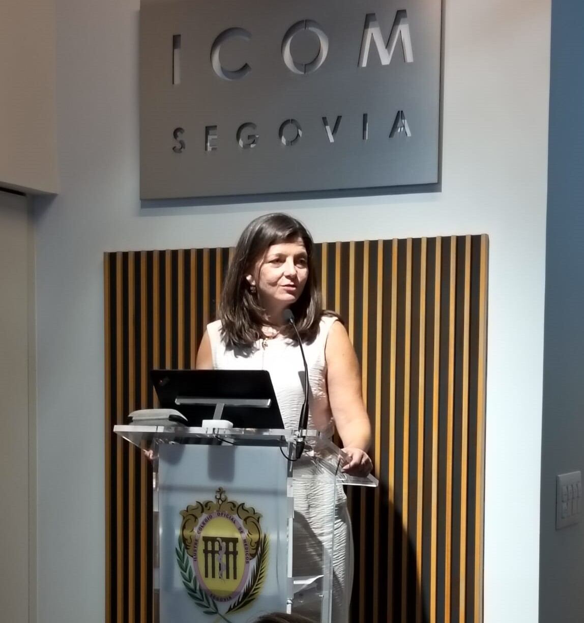 Imágenes de María Cornide, oncóloga del Hospital Universitario de Segovia y vicepresidenta segunda del Colegio