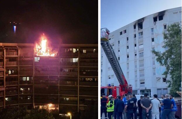 Siete muertos, tres de ellos niños, en un incendio intencionado en Niza (Francia).