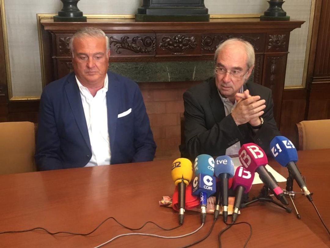 Ramón Morey en la rueda de prensa 