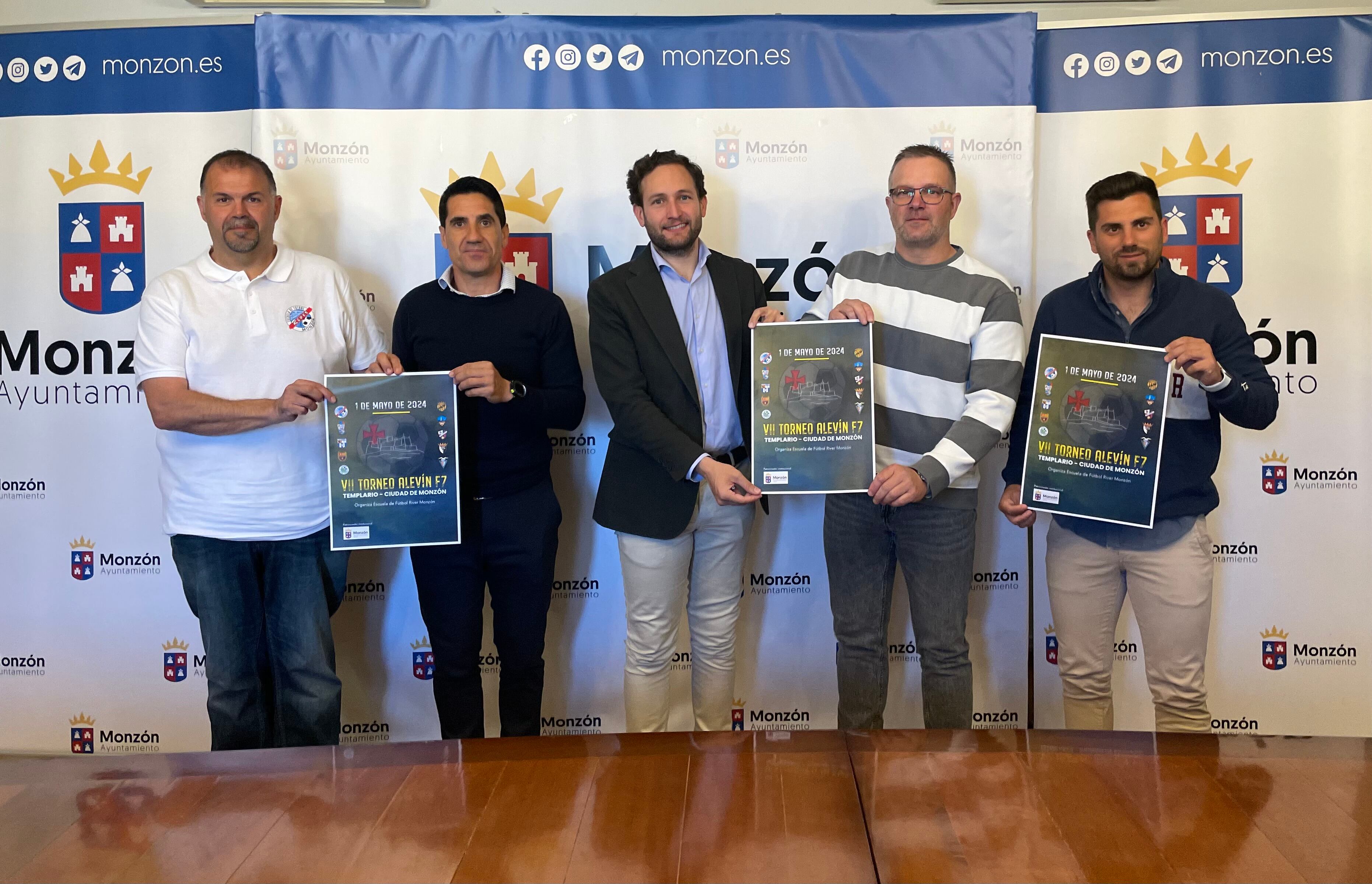El Torneo Alevín Fútbol-7 “Templario-Ciudad de Monzón” llega a la séptima edición. Foto: Ayuntamiento de Monzón