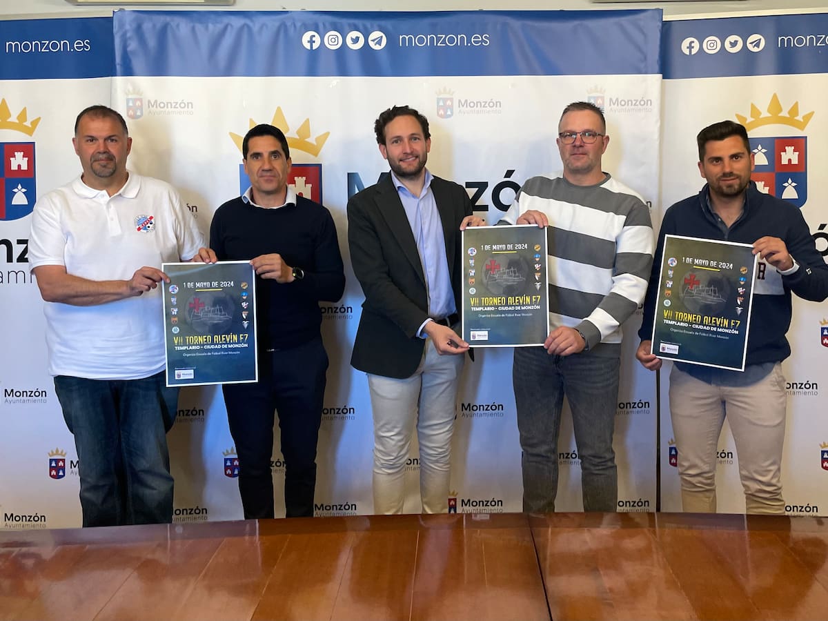 El Torneo Alevín Fútbol-7 “Templario-Ciudad de Monzón” llega a la séptima edición
