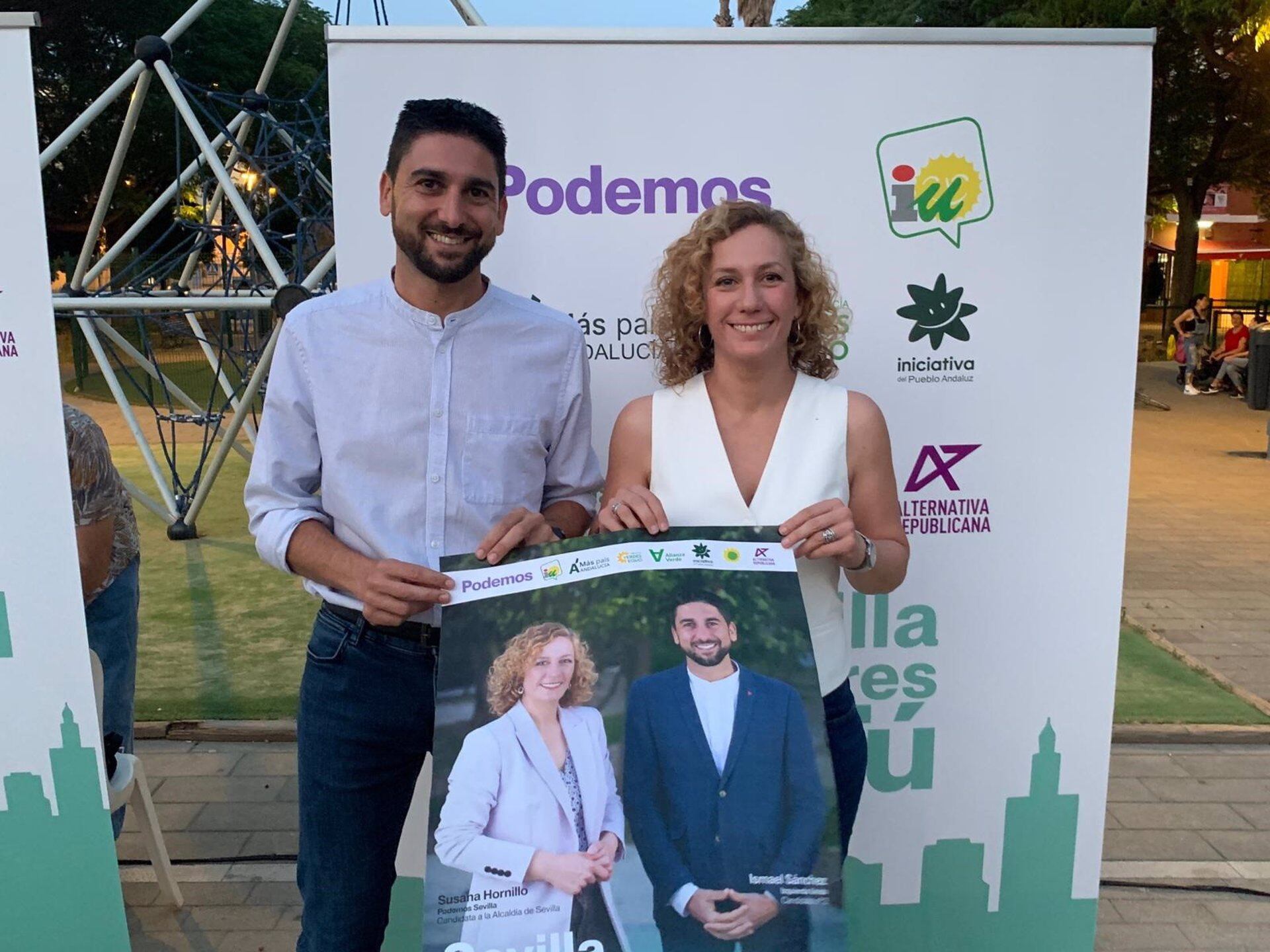 11/05/2023 Sevilla.-28M.-Hornillo anuncia una campaña electoral para visibilizar "la Sevilla que no estará presente en los Grammy".
La candidata a la Alcaldía de Sevilla por la confluencia Podemos-Izquierda Unida, Susana Hornillo, ha afirmado que la campaña electoral de la coalición estará marcada por la presencia en los barrios y en los problemas de la "Sevilla real" como la vivienda, la desigualdad, la precariedad laboral o los cortes de luz, "expresiones del día a día de una ciudad que seguro que no estarán presentes en la ceremonia de entrega de los premios Grammy" de la música latina, que se celebrá en la capital andaluza.

POLITICA ANDALUCÍA ESPAÑA EUROPA SEVILLA
PODEMOS-IU
