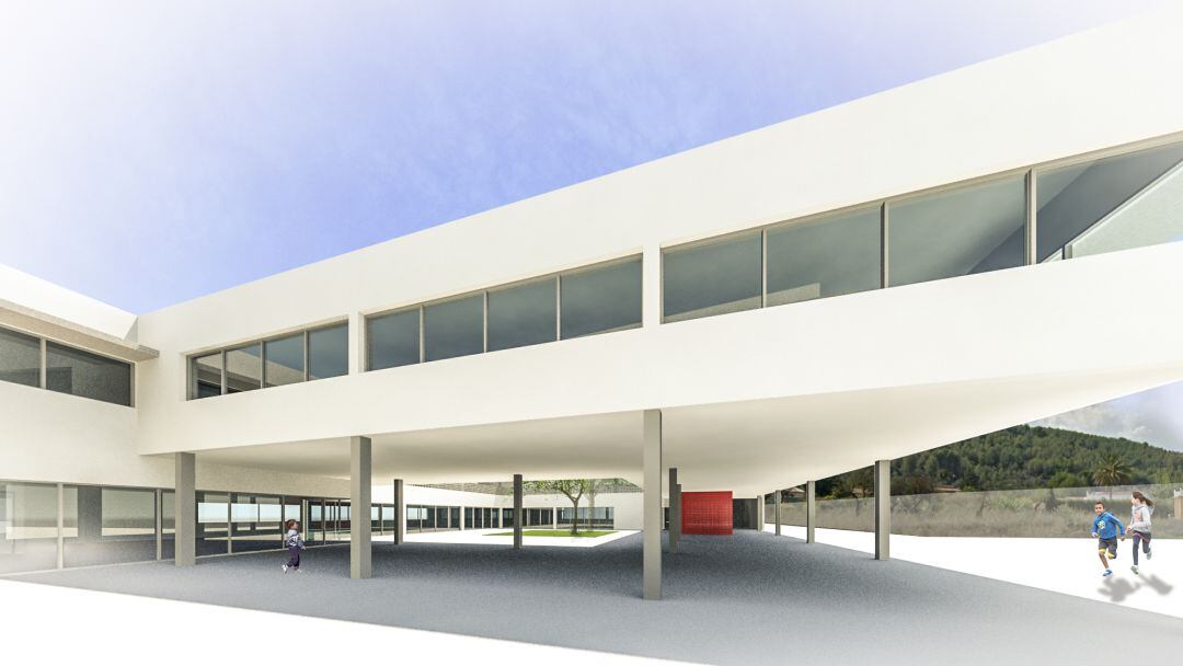 Futuro colegio-instituto de Xaló.
